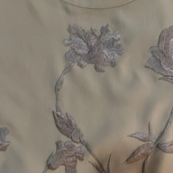 NWT All Saints Nathalia Embroidered Tee Size 2 - Picture 4 of 10